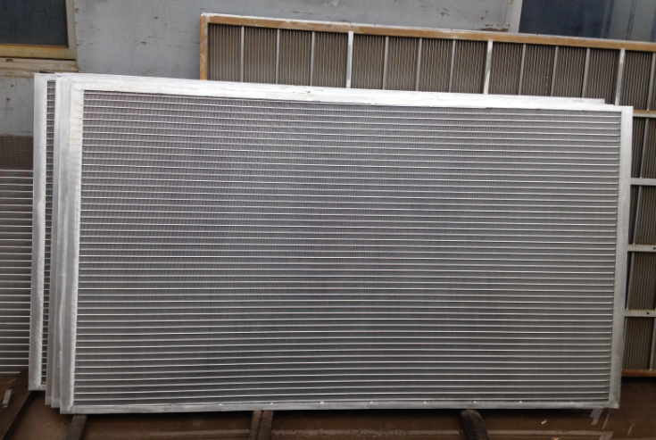 Metal frame edged screen plates.