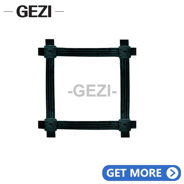 Steel Plastic Geogrid