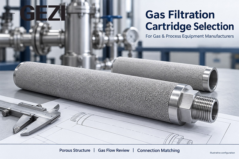 Selecting A Porous Metal Filter Cartridge for Gas Filtration: What Equipment Manufacturers Should Check