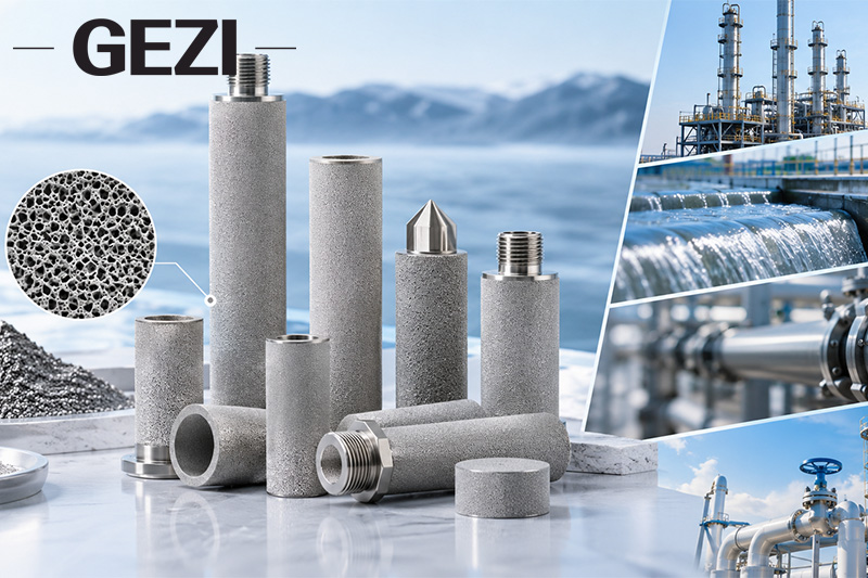 How Stainless Steel And Titanium Powder Sintered Filter Cartridges Support Industrial Filtration Applications