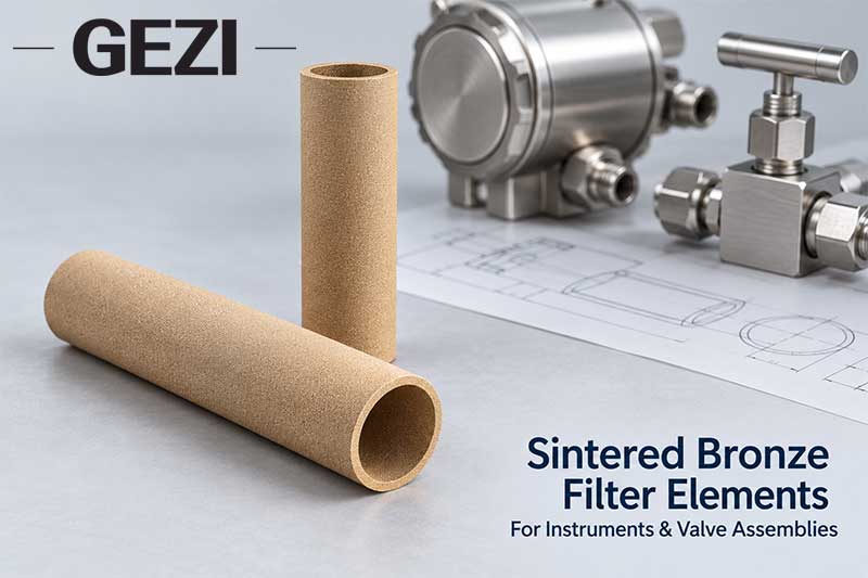 Sintered Bronze Filter Elements for Instrumentation And Valve Assemblies: What Equipment Manufacturers Should Specify