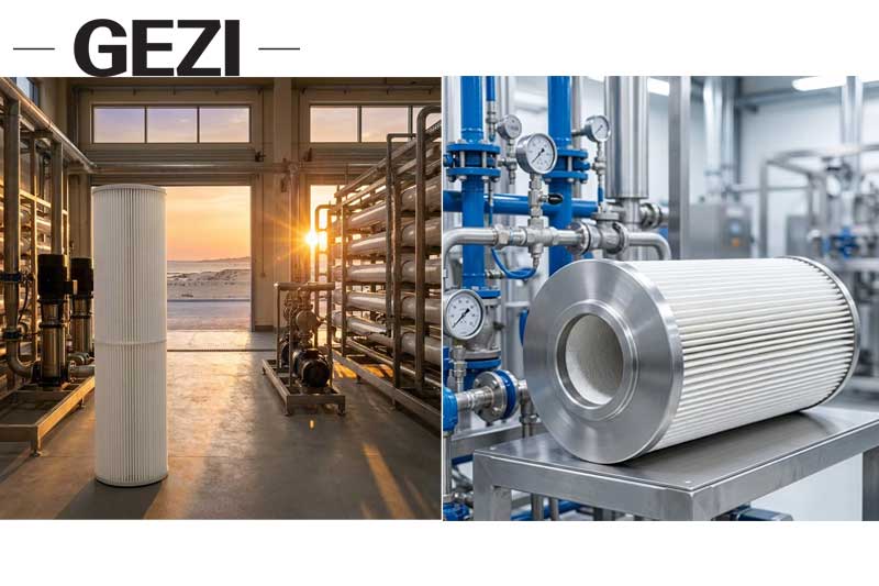 High Flow Pleated Filter Cartridges Deliver Efficient Filtration for Middle East Desalination And Petrochemical Industries